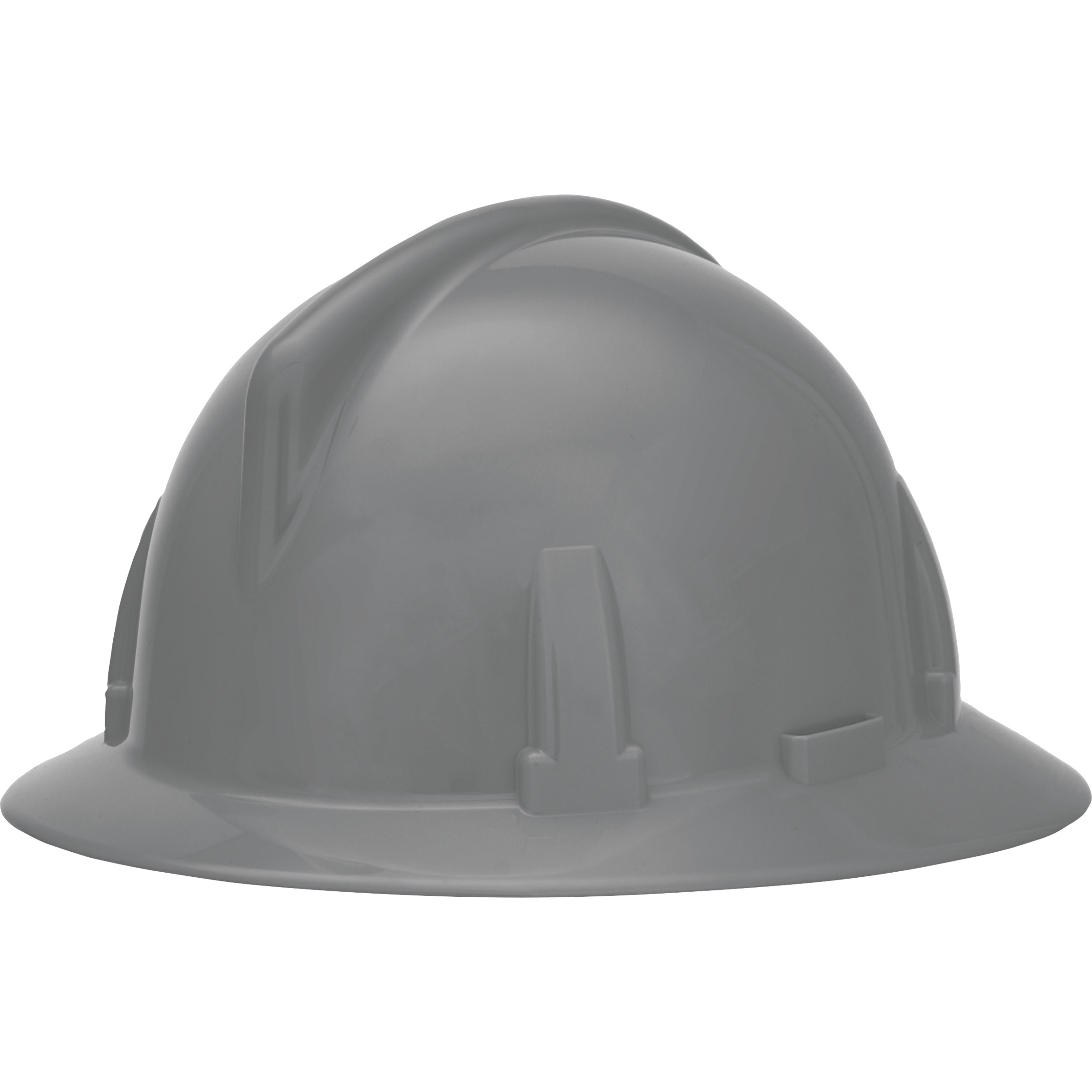 Topgard Slotted Hat, Gray, w/1-Touch Suspension